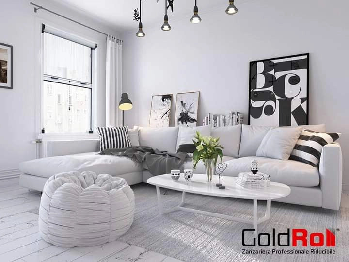 Zanzariera a Rullo Riducibile 60 x 150 Marrone 8017