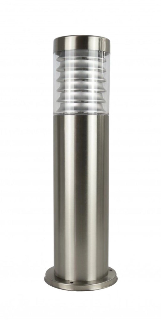 Paletto giardino inox argento 50cm E27 IP44 SU-MA
