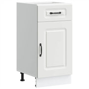 Mobile da cucina con vano contenitore 40 x 46 x 81,5 cm pratico moderno in legno composito bianco 02_0049890