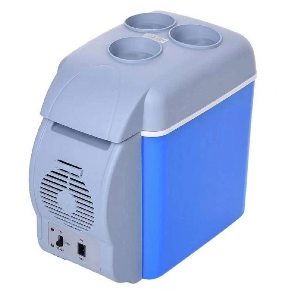 Trade Shop - Mini Frigorifero Portatile 7,5 Litri 12 V Frigo Scaldavivande Auto Barca Camper -
