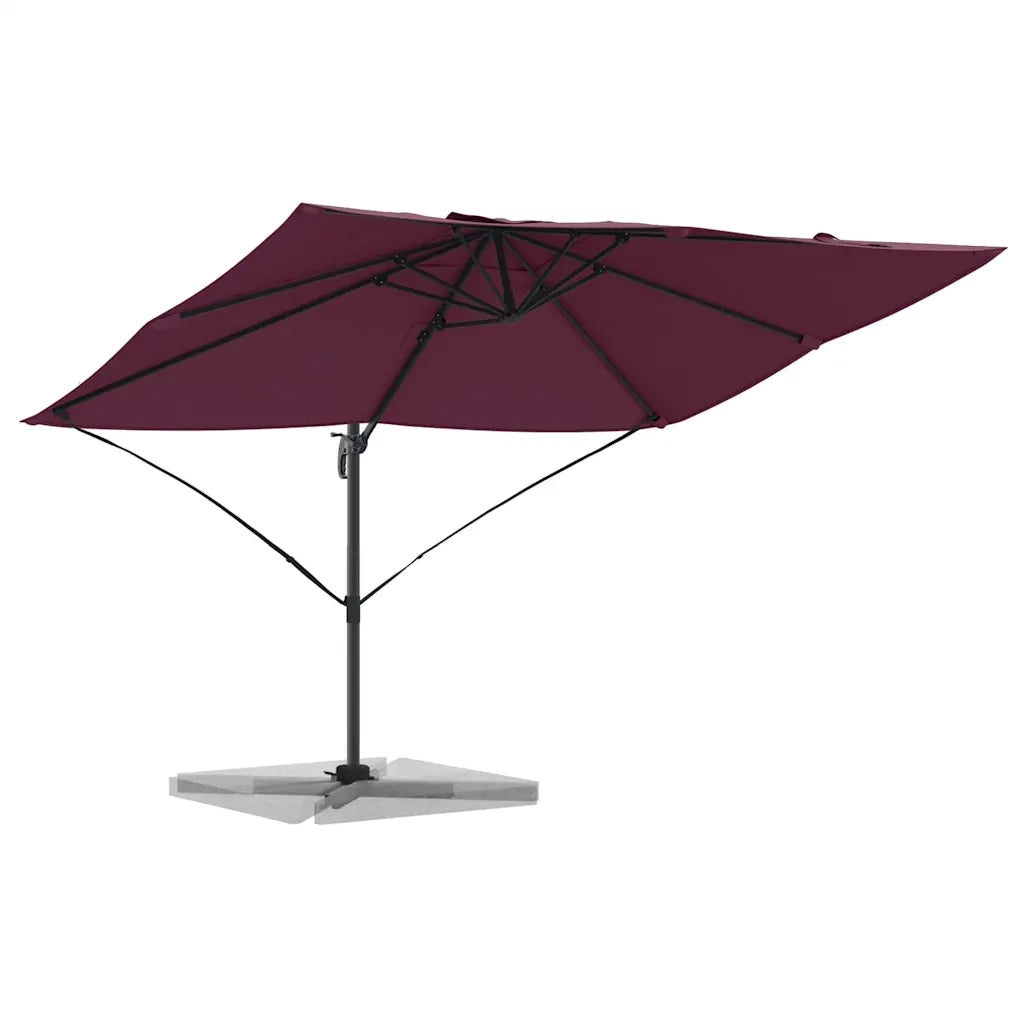 Ombrello | Parasolne Rosso Bordeaux 351 x 250 x 260 cm