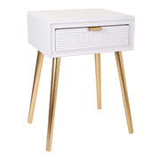 Tavolo in legno bianco 47x39x67h