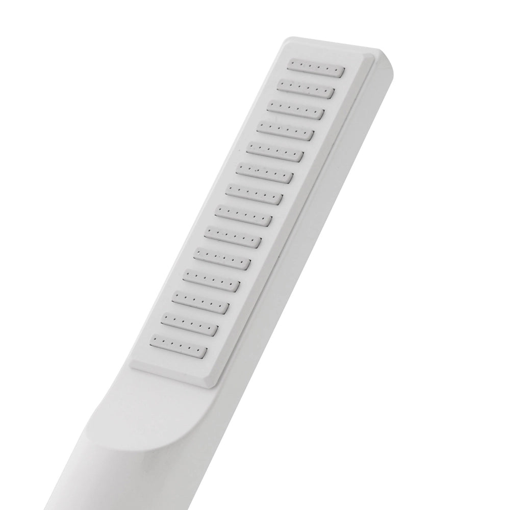 Doccetta monogetto da 23,5 cm bianco opaco in ABS anticalcare Hidra
