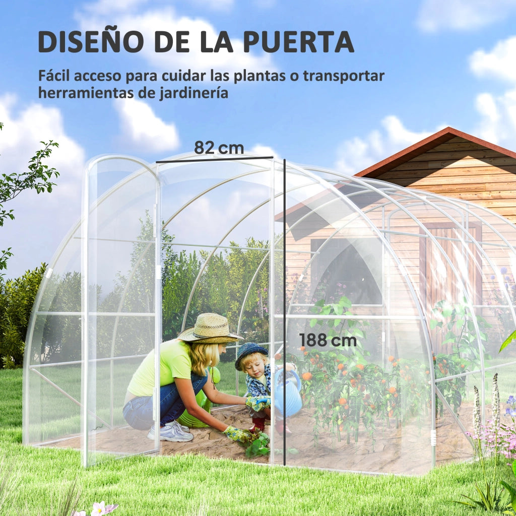 Serra Tunnel Giardino ¨C Minimal ¨C 4x3x2m Trasparente
