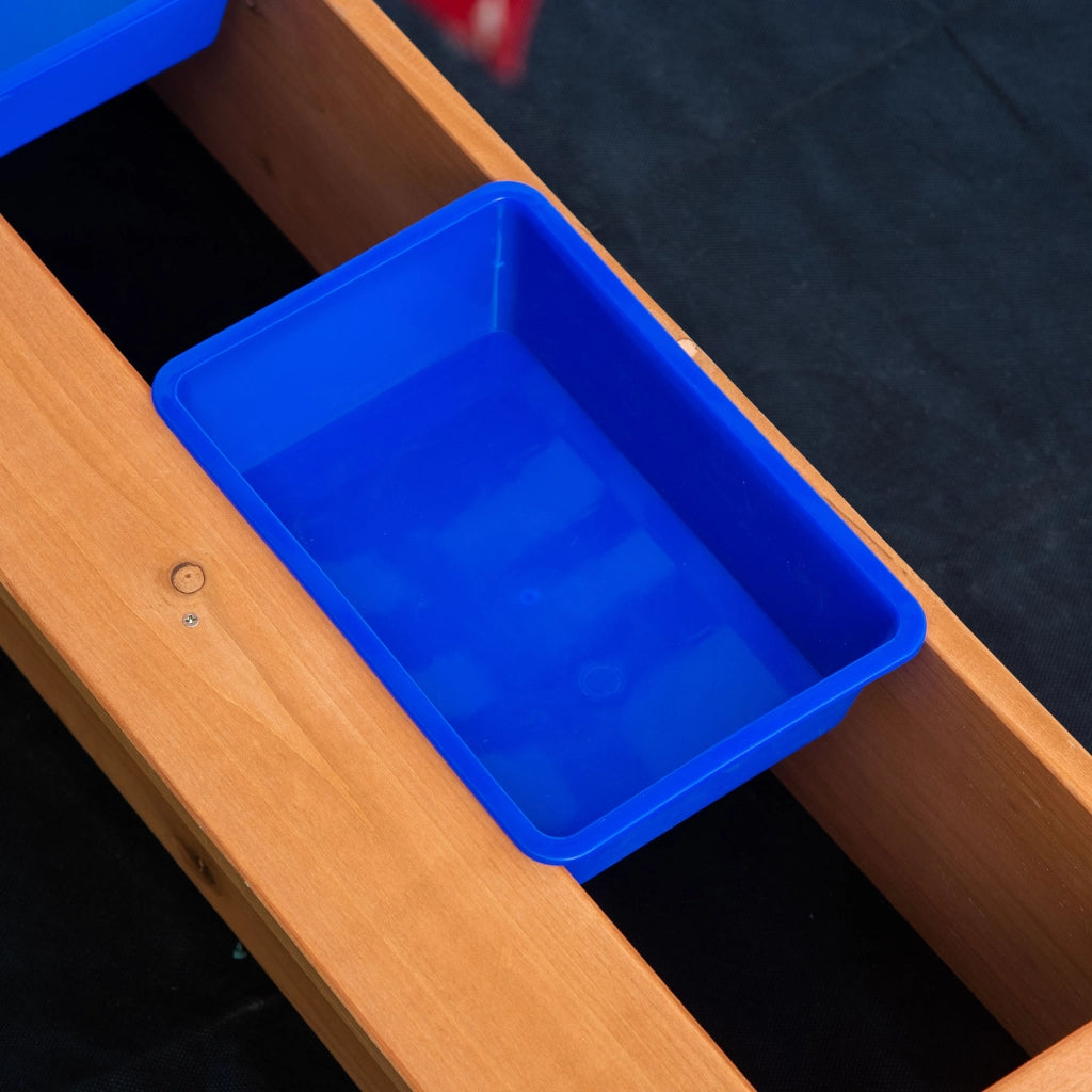 Sandbox con Copertura Regolabile ¨C Minimal ¨C Legno 107.5x107.5 cm