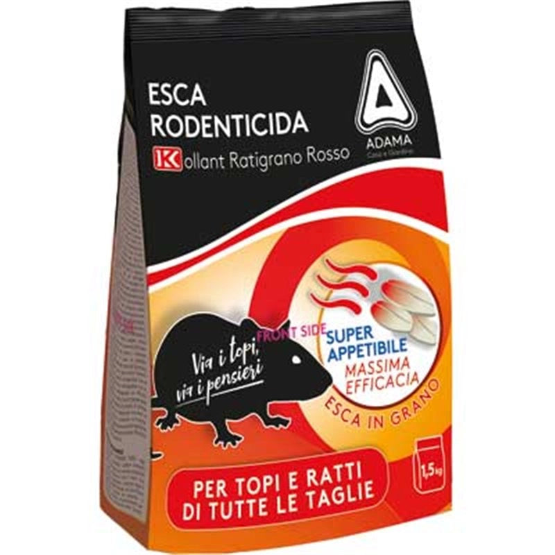ESCA TOPICIDA 'RATIBROM 5.0 GRANO' 1,5 Kg - KOLLANT