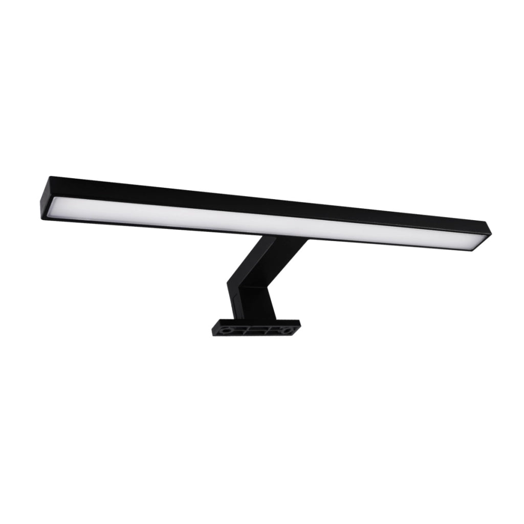 Applique bagno specchio LED 5W 4000K 30cm IP44 nera