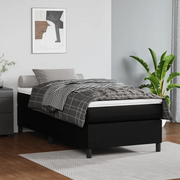 Struttura Letto a Rete a Molle Nero 90x190 cm in Similpelle 3121017