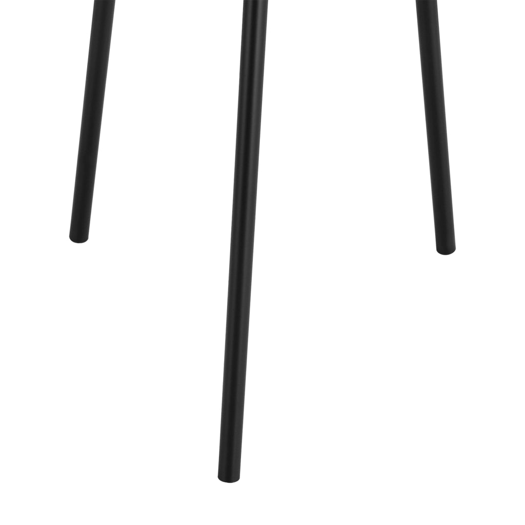 Set Dalhem di 2 Supporti Portavasi per Piante con Coprivasi in Metallo - Nero [en.casa]