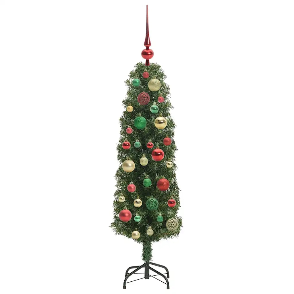 Albero di Natale Artificiale-Albero Natalizio con 150 LED Verde 120 cm 378683
