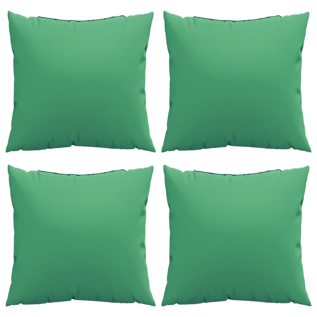 Cuscini per Divano 4 pz Verdi 60x60 cm in Tessuto 360408