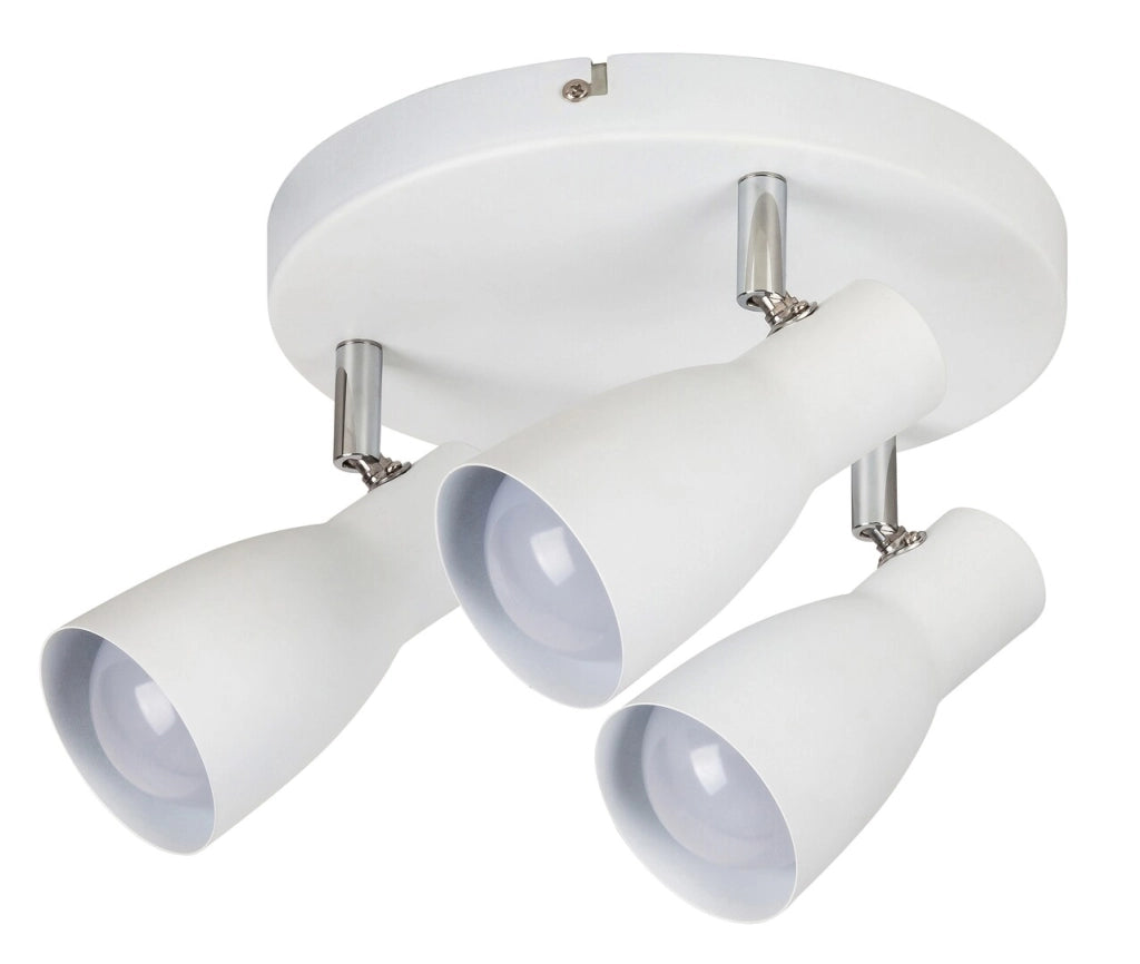 Faretto soffitto bianco 3xE27 20W Ebony Rabalux 6028