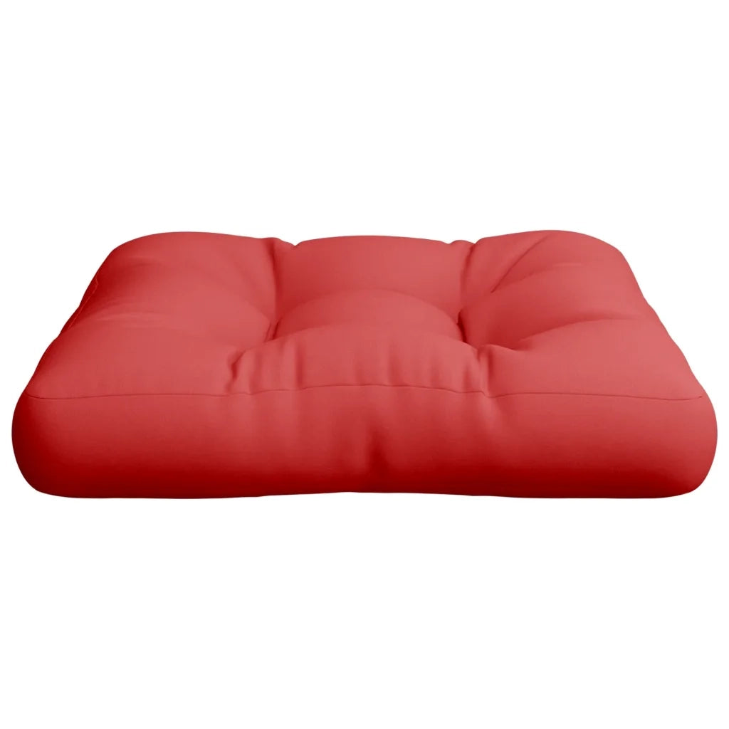 Cuscino per Pallet Rosso 58x58x10 cm in Tessuto 360906
