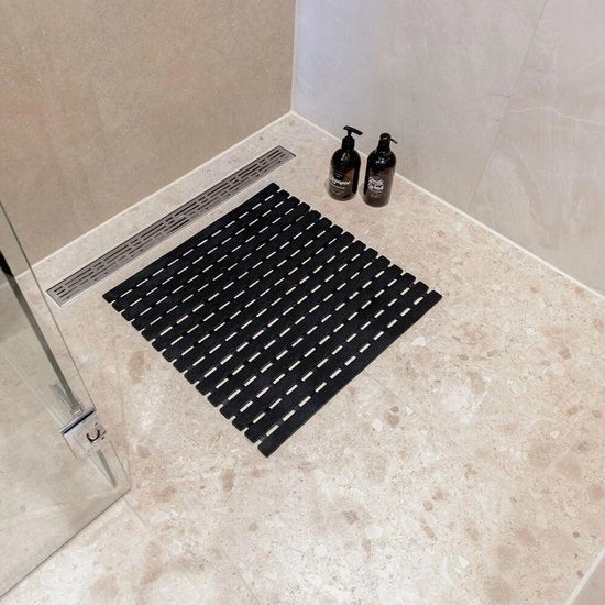 Mat Douchemat Antiscivolo 54x54 cm Nero
