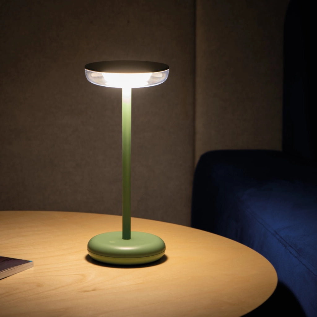 Lampada da tavolo verde wireless Kanlux FLUXY LED 1,7W