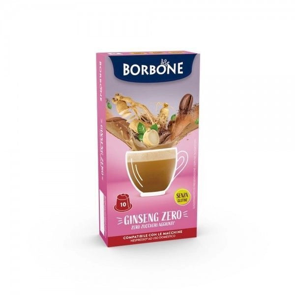 Borbone Capsule Compatibile Nespresso Ginseng Zero 10 Pezzi