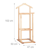 Servomuto appendiabiti autoportante 102 cm in legno 13_0002918