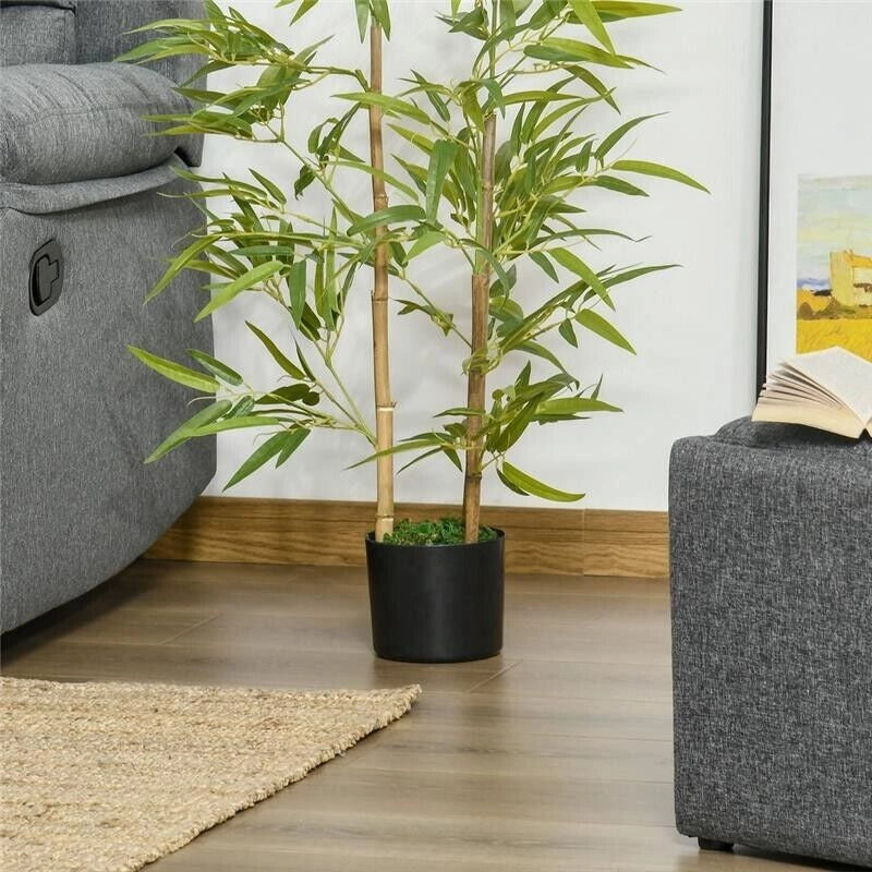 PIANTA ARTIFICIALE DI BAMBÙ ALTA 120 CM COLORE VERDE