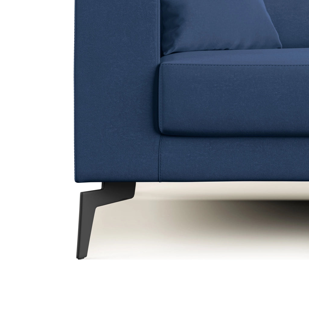 Prestige Divano design moderno T11 146 cm blu