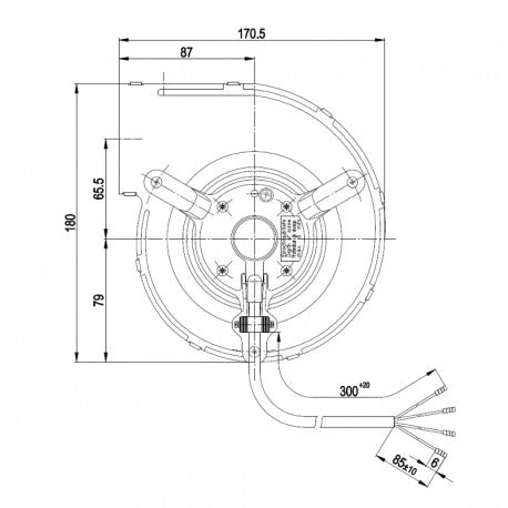 VENTILATORE CENTRIFUGO EBM D2E133-AM47-01