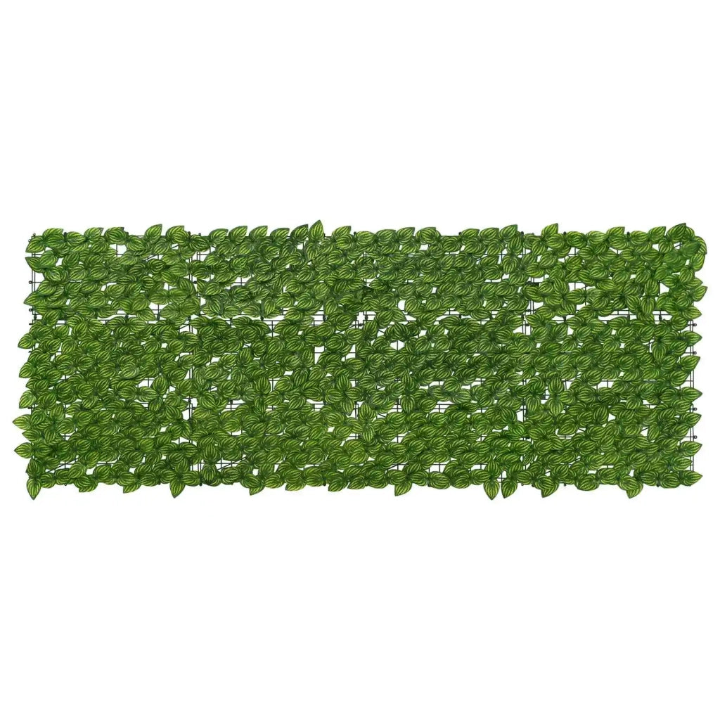 Paravento da Balcone | Schermo per balcone con foglie Verde e Giallo 200 x 75 cm
