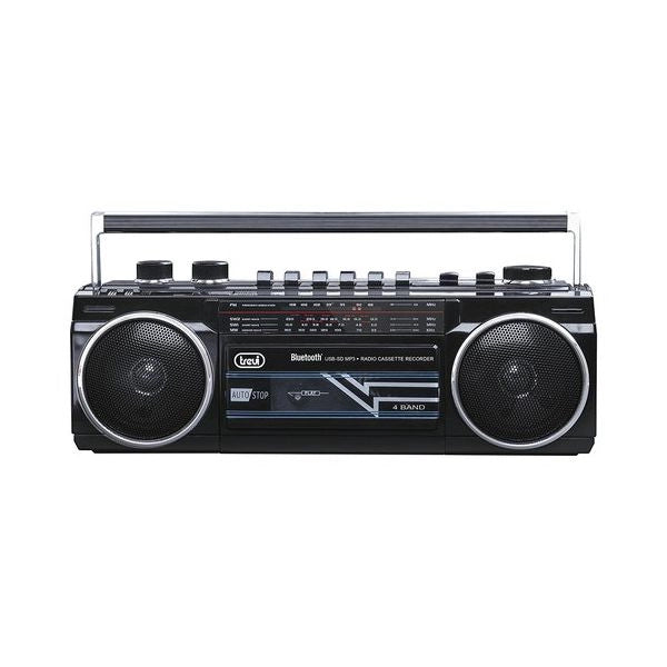 Trevi radio registratore portatile usb sd wireless cassetta rr 501 bt nero - 0RR50100