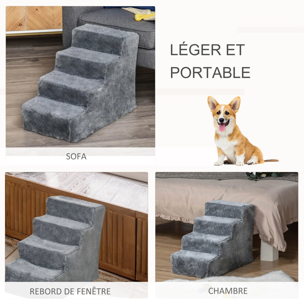 Scala per Cani e Gatti a 4 Gradini ¨C zephmum ¨C Antiscivolo