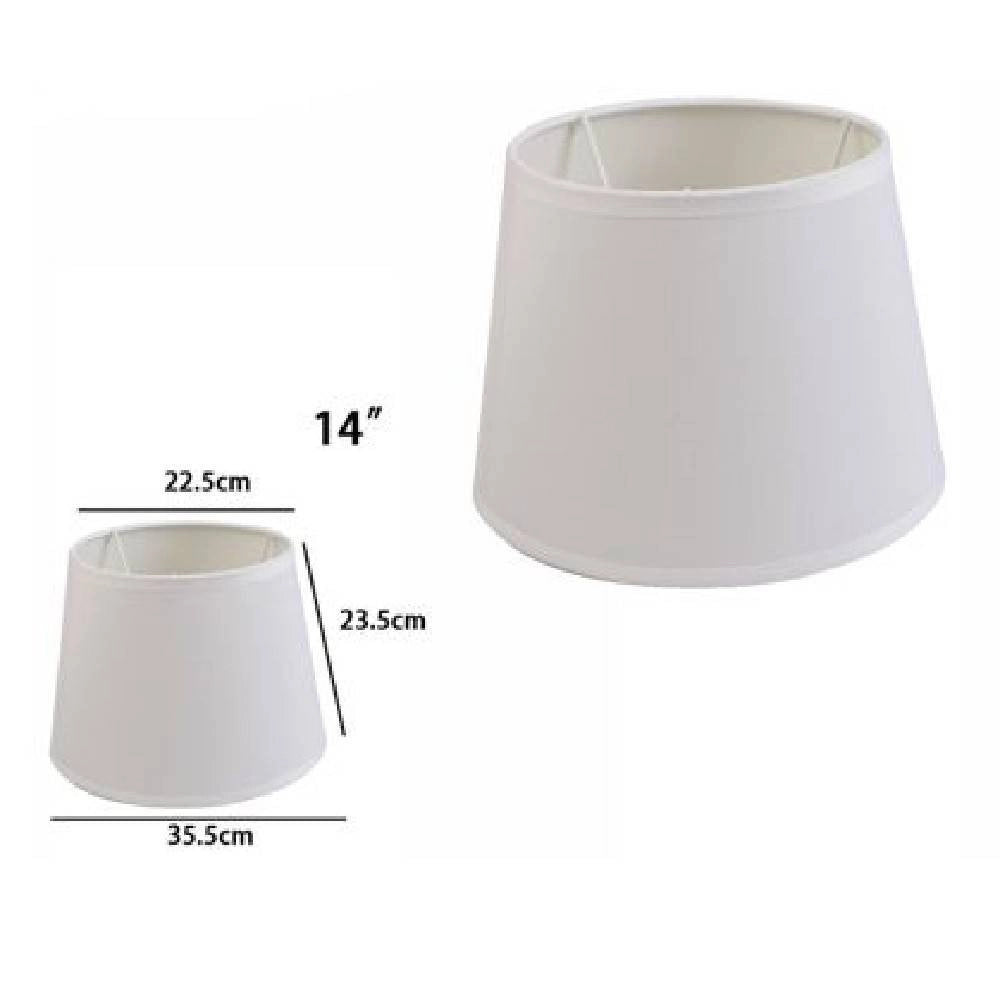 Trade Shop - Paralume Conico Cilindro Cappello Ricambio Per Lampada E Applique In Tessuto Tnt -