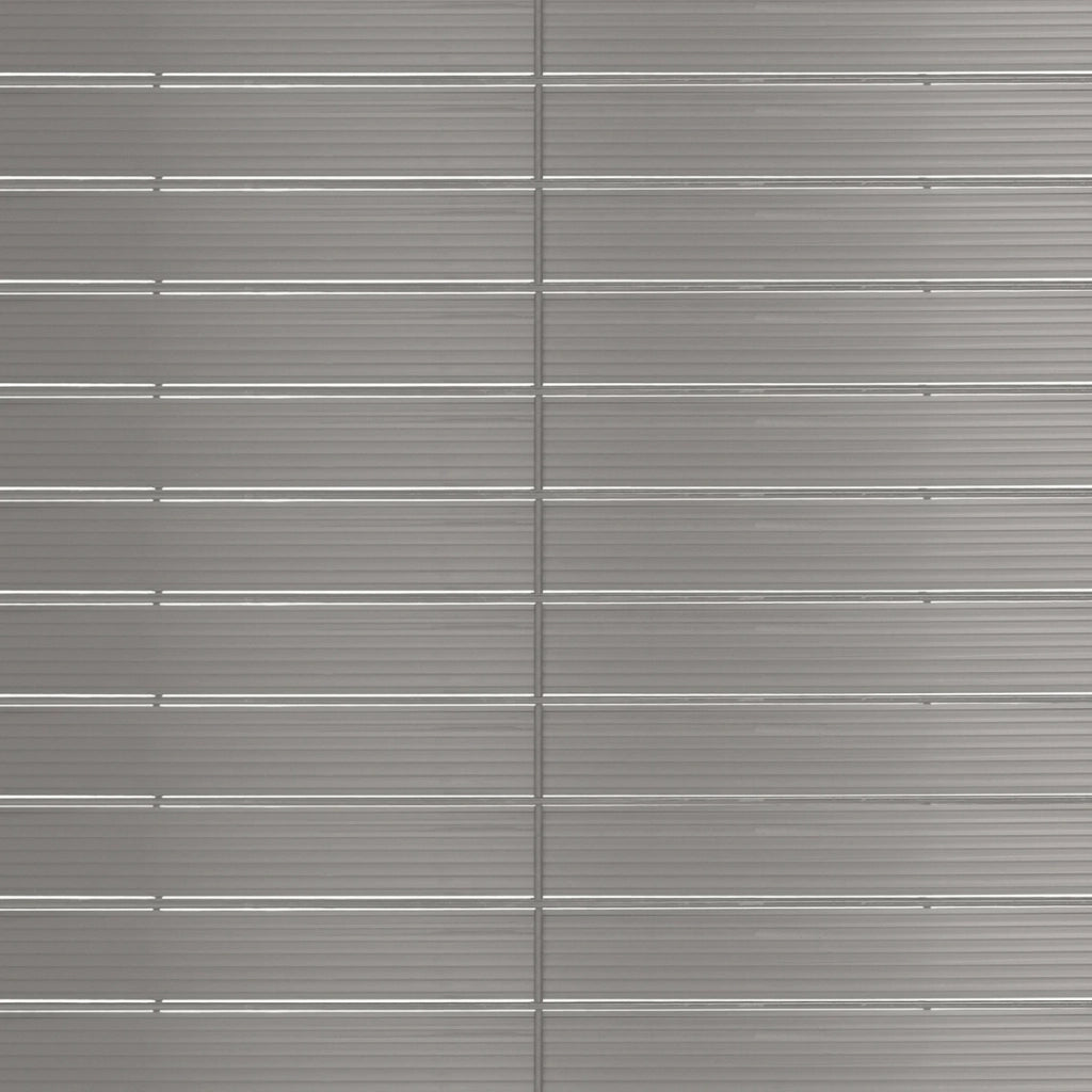 IDMarket - Set di lamelle oscuranti, arella in PVC grigio chiaro L.60 m per pannello a rete