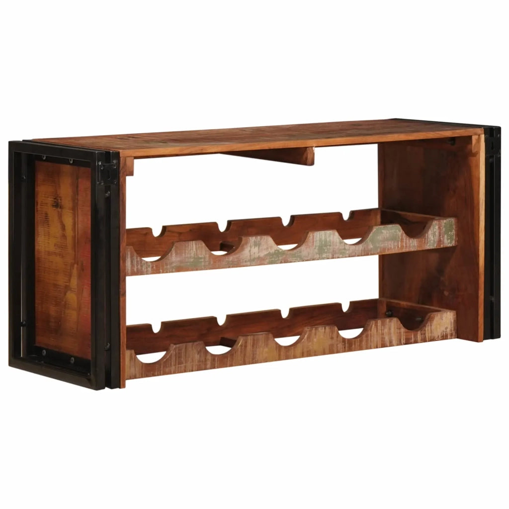 Portabottiglie 100 x 45 x 33 cm Legno massello riciclato CFW5927877