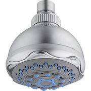 SOFFIONE DOCCIA + SNODO 5 GETTI GEMMA EFFE - ABS CROMATO 1/2F MM 91- 2 pezzi