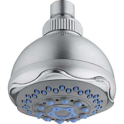 SOFFIONE DOCCIA + SNODO 5 GETTI GEMMA EFFE - ABS CROMATO 1/2F MM 91- 2 pezzi