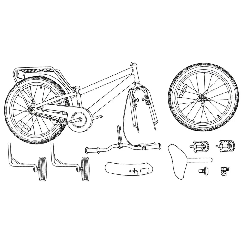 Bicicletta per Bambini | Bici per bambini 12 Pollici per bambini di 2-4 anni
