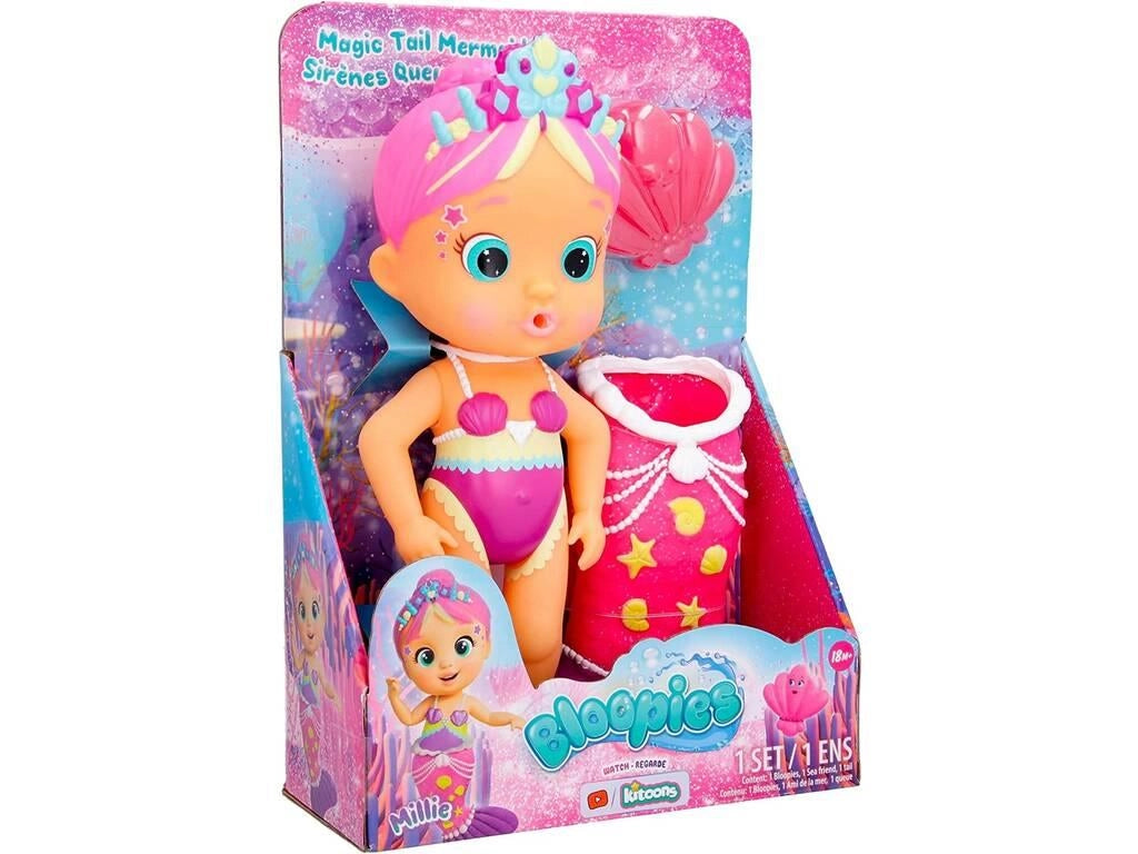 Bloopies Mermaids magic tail, Millie,IMC Toys,Eta 2+