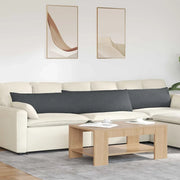Cuscini da Divano 2 pz-Set di 2 Cuscini per Sofa Grigio scuro 200 x 40 cm 845734