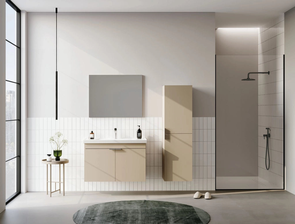 Mobile lavabo "Desna 80" - 80 x 45 x 58 cm - Sabbia