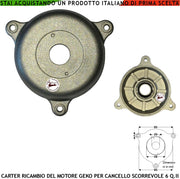 Coperchio Statore Con Cuscinetto di Tenuta Per il Rotore Ricambio del Motore Geko 230 V Montato Sul Cancello Scorrevole Costruito in Fusione di Alluminio Con Invito e 3 Fori di Fissaggio Equidistanti