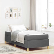 Struttura del letto Grigio scuro 80 x 200 cm Tessuto 3398893