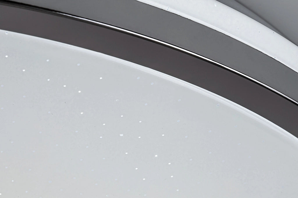 Plafoniera LED Rabalux Linden 49cm 50W cromo con telecomando