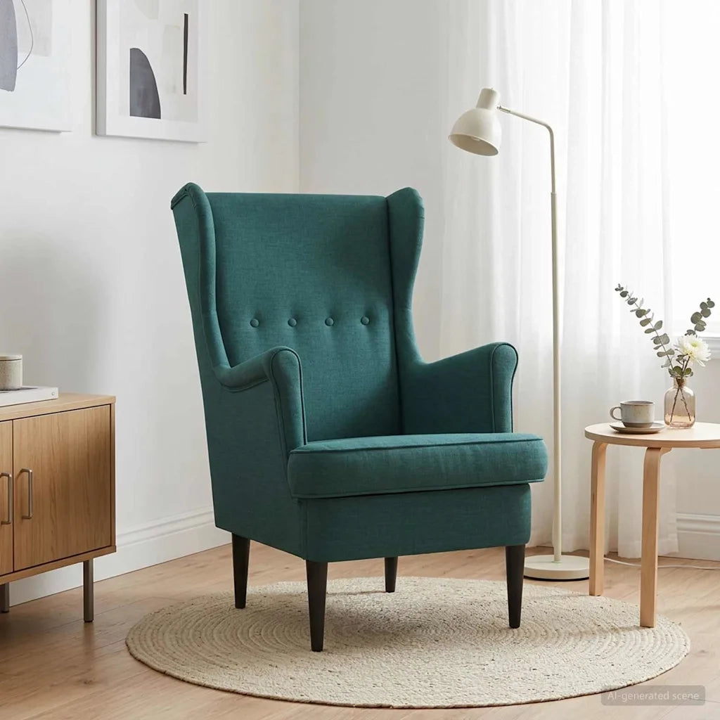 Poltrona Verde Scuro Tessuto 42029886