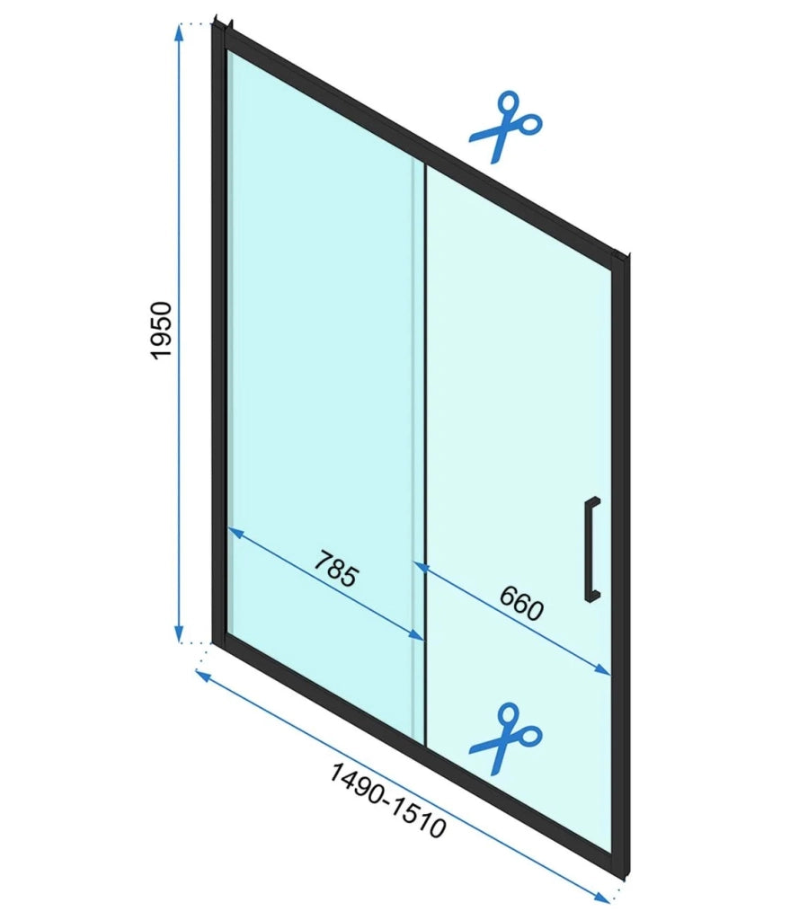 Cabina Doccia Rapid Slide Chrom 120x90