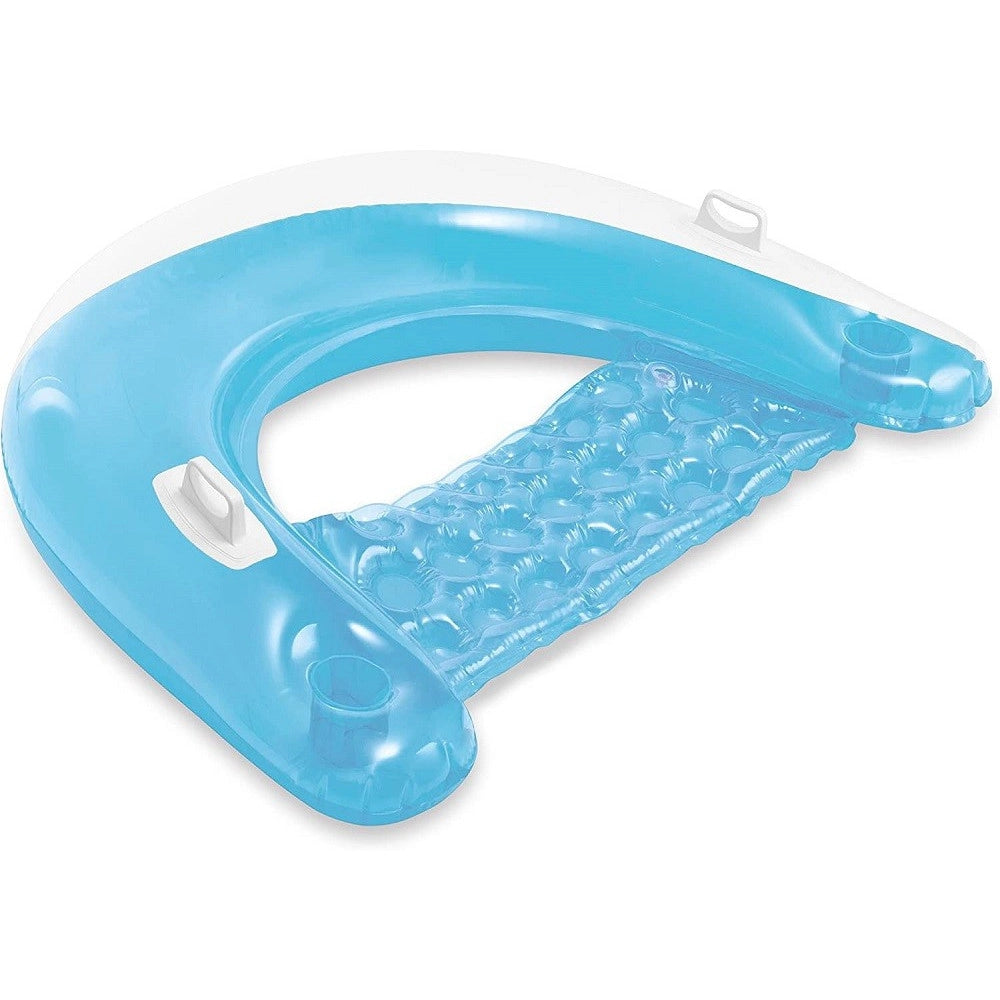 Trade Shop - Poltrona Gonfiabile Per Piscina Aperta Sit&float Materassino 147x99cm Mare 58859 -