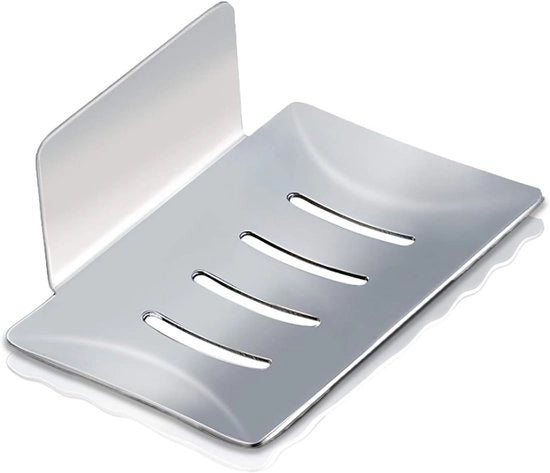 Assestatore autoadesivo - Acciaio inossidabile - Per bagno e cucina - Argento