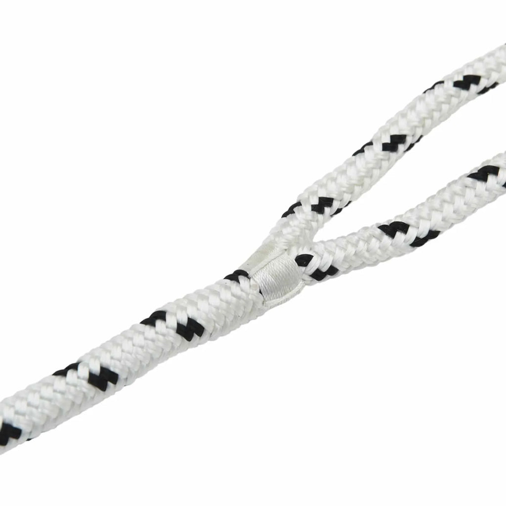Corda da Barca 6 m 1 Bianco e Nero Poliestere 42029751