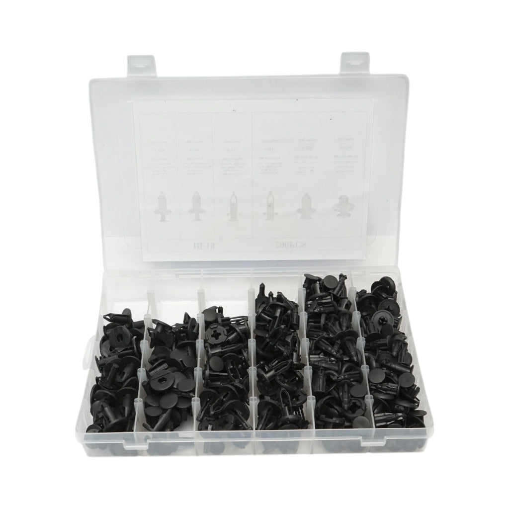 Kit di clip in plastica universali per auto da 200 pezzi