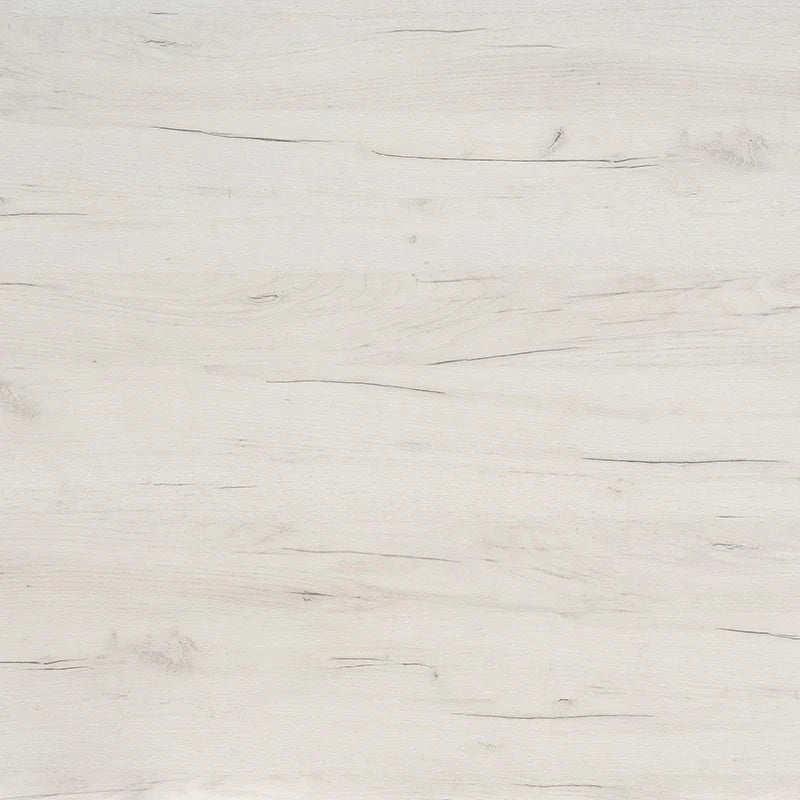 Mobile Bagno LOKI Già Montato 2 cassetti con piedini, lavabo e specchio Bianco nordico 90x45 cm con colonna