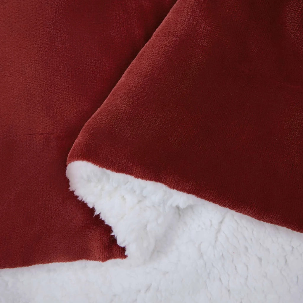 Coperta Rosso Bordeaux 150 x 200 cm Panno