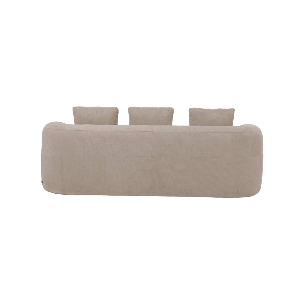 Divano in tessuto, 3 posti, beige