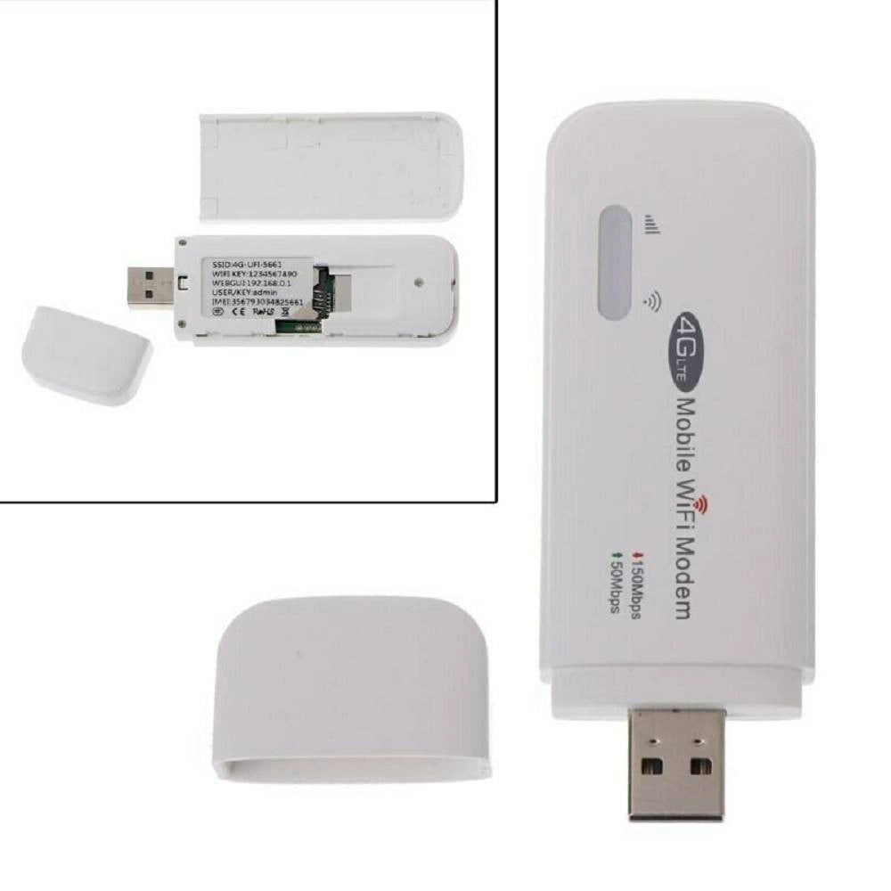 Trade Shop - Hotspot Modem 4g Lte Router Wifi Usb Banda Larga Portatile 802.11 Micro Sd Uf725 -