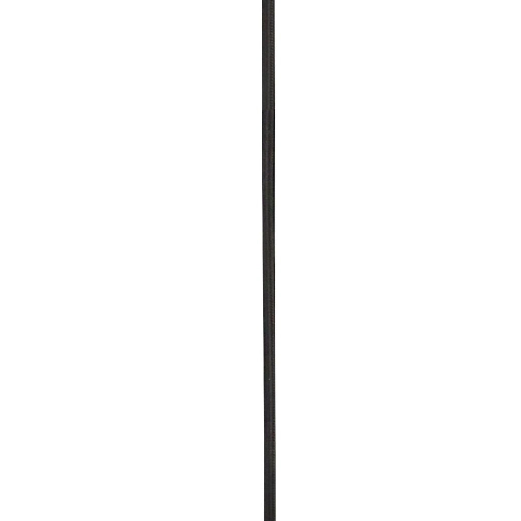Sospensione Contemporanea Adjustable Acciaio Nero Alluminio 1 Luce E27